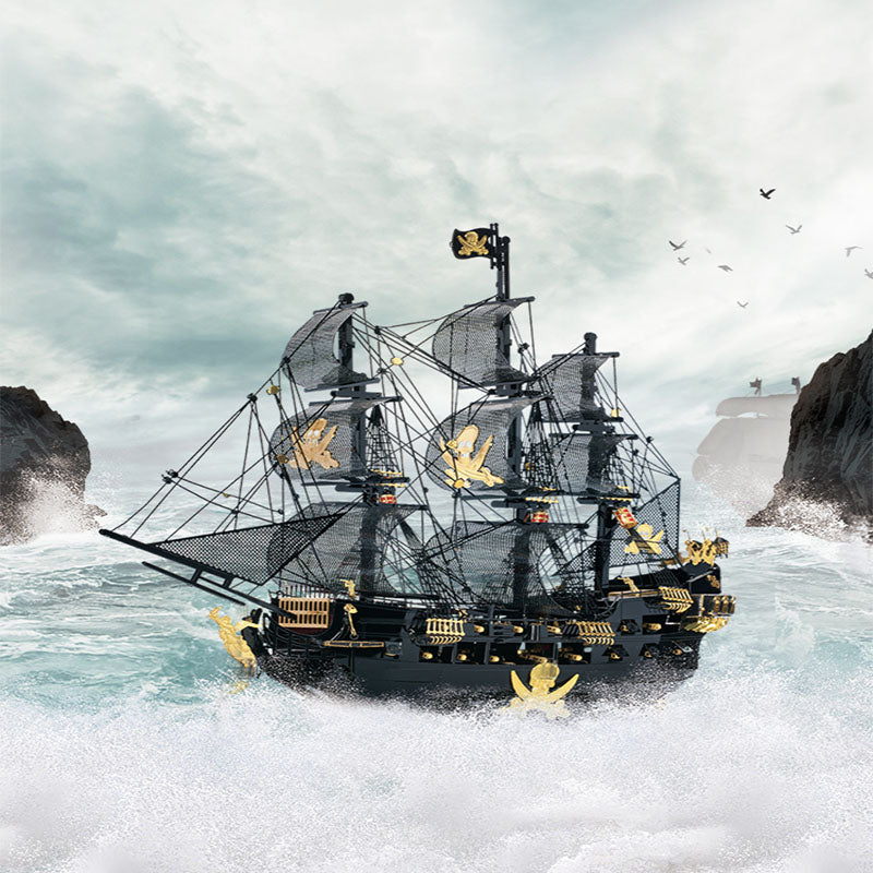 The Black Pearl 3D Puzzle Metal Model - OrientCrafted
