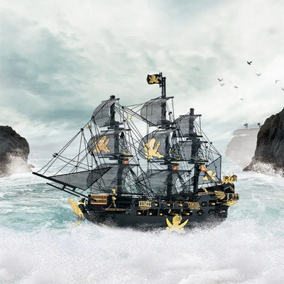 The Black Pearl 3D Puzzle Metal Model - OrientCrafted