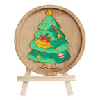 Christmas Cloisonné Enamel Coaster DIY Kit – Handmade Holiday Craft Set - OrientCrafted