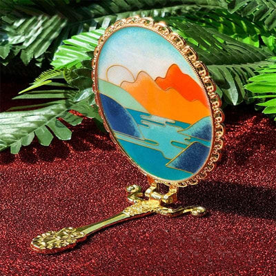Mirror Cloisonné Kit Painting DIY Handmade Kit - OrientCrafted