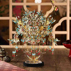 Nine Dragons And Nine Phoenix Crown Crown 3D Puzzle Kit - OrientCrafted