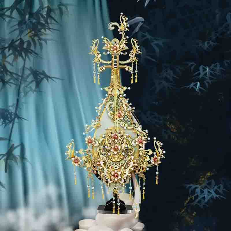 Aqua Pipa 3D Metal Puzzle Model DIY Kit - OrientCrafted