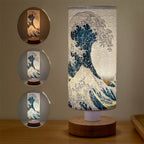Katsushika Hokusai 3D Puzzle Column Lamp | Night Light The Great Wave off Kanagawa - OrientCrafted