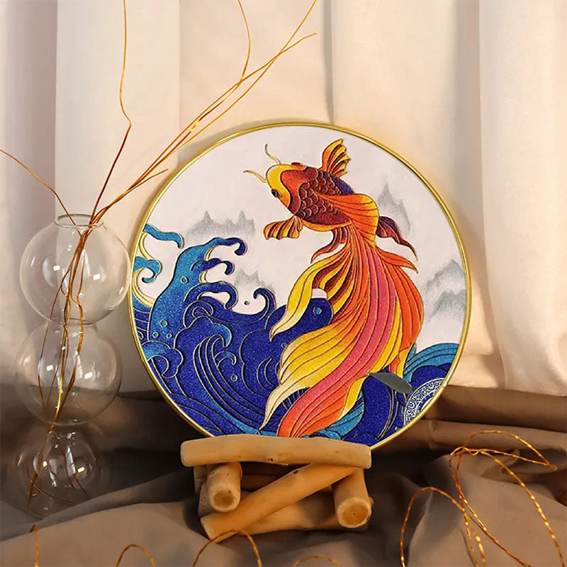 Koi Fish Cloisonné Enamel DIY Kit