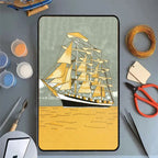 Sailing Ship Cloisonné Enamel DIY Kit - OrientCrafted