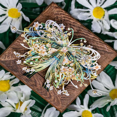 Butterfly Love Metal Puzzle 3D Model Assembly Toy DIY - OrientCrafted