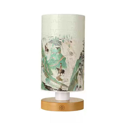 160-Piece Dunhuang Mural 3D Puzzle | Handmade Bedside Lamp - OrientCrafted