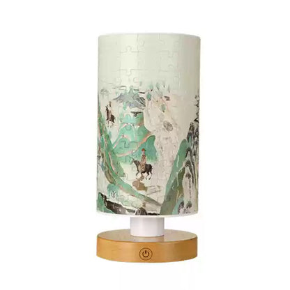 160-Piece Dunhuang Mural 3D Puzzle | Handmade Bedside Lamp