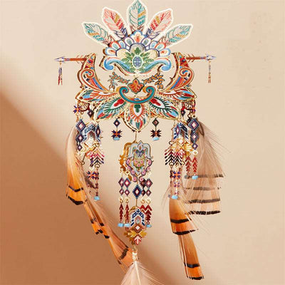 Feather of Dream 3D Metal Puzzle DIY Assembly Kit - OrientCrafted