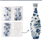 160-Piece 3D Vase Puzzle | Blue-and-White Porcelain Style Décor - OrientCrafted