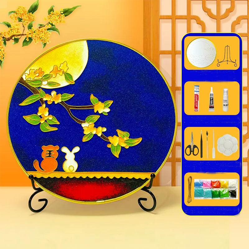 Rabbit Cloisonné Enamel DIY Kit - OrientCrafted