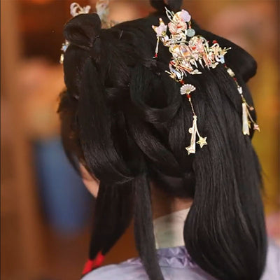 Cat's Carnival Hairpin 3D Metal Puzzle Model DIY Kit - OrientCrafted