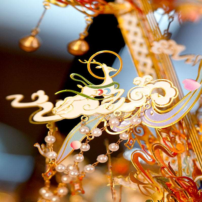 Flying Pipa 3D Metal Puzzle Model DIY Kit - OrientCrafted
