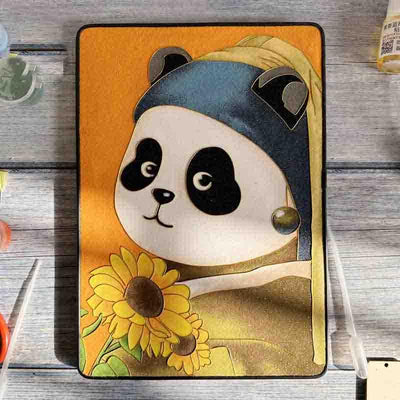 Panda Masterpiece Wall Art Cloisonné Kit - OrientCrafted
