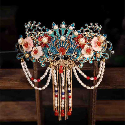 Luxury Handmade Phoenix Crown Hair Accessory