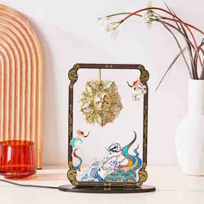 Deer Night Light DIY Metal Puzzle Model Kit - OrientCrafted