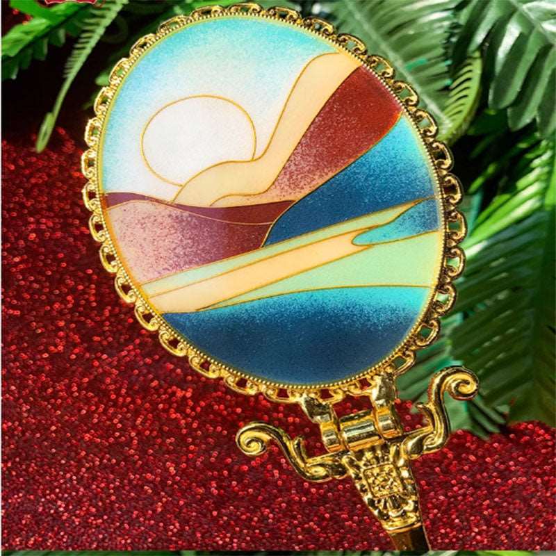 Mirror Cloisonné Enamel Painting DIY Handmade Kit