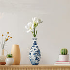 160-Piece 3D Vase Puzzle | Blue-and-White Porcelain Style Décor - OrientCrafted