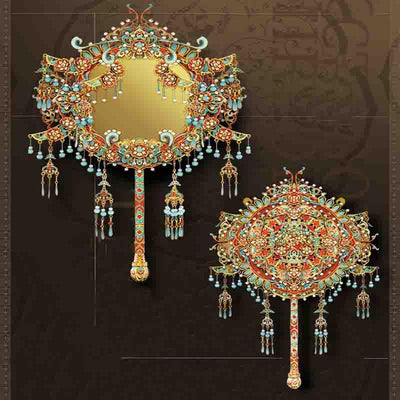 Octagonal Mirror 3D Metal Assembly Model DIY Kit - OrientCrafted