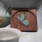 Beginner Butterfly Coaster Cloisonné Enamel DIY Kit - OrientCrafted
