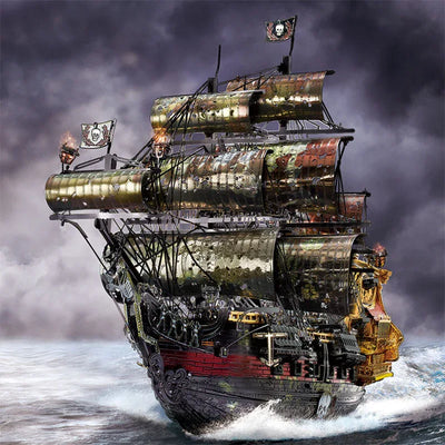 The Queen Anne's Revenge 3D Puzzle Model - OrientCrafted