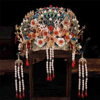 Luxury Handmade Phoenix Crown Hair Accessory - OrientCrafted