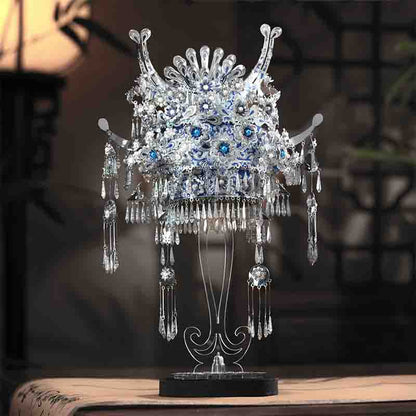 Miao Silver Crown 3D Puzzle Collectible Metal Model