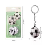 24-Piece 3D Puzzle Keychain Round Shape Creative Gift - OrientCrafted