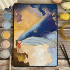 Cartoon Whale Cloisonné Enamel DIY Kit - OrientCrafted