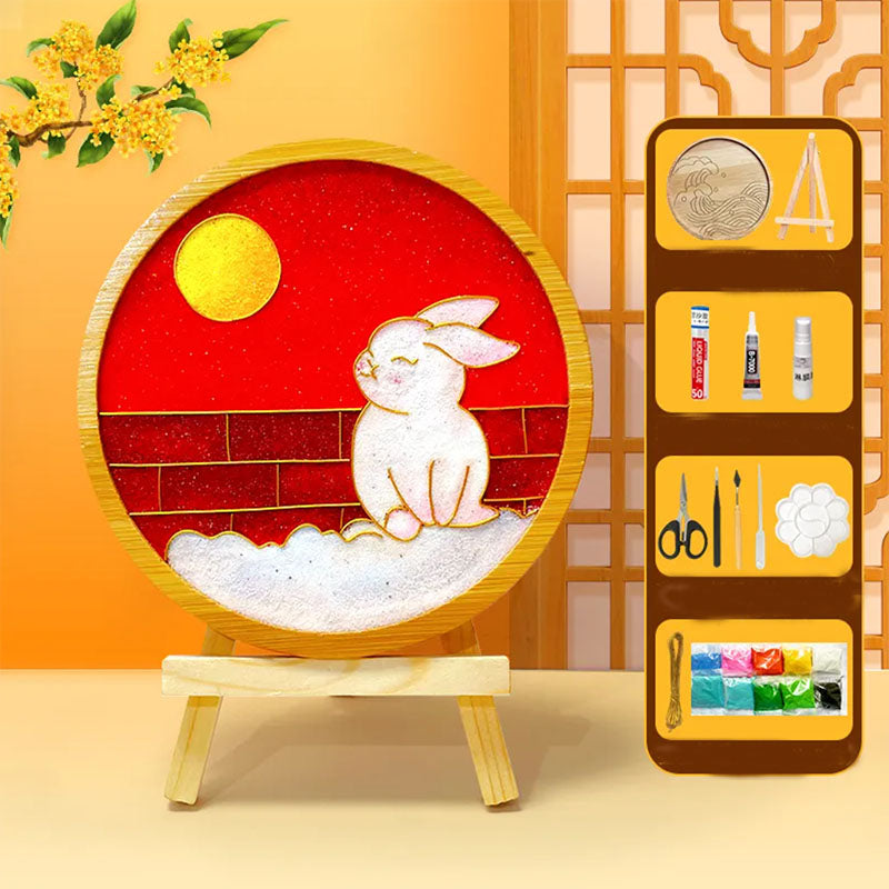 Rabbit Cloisonné Enamel DIY Kit - OrientCrafted