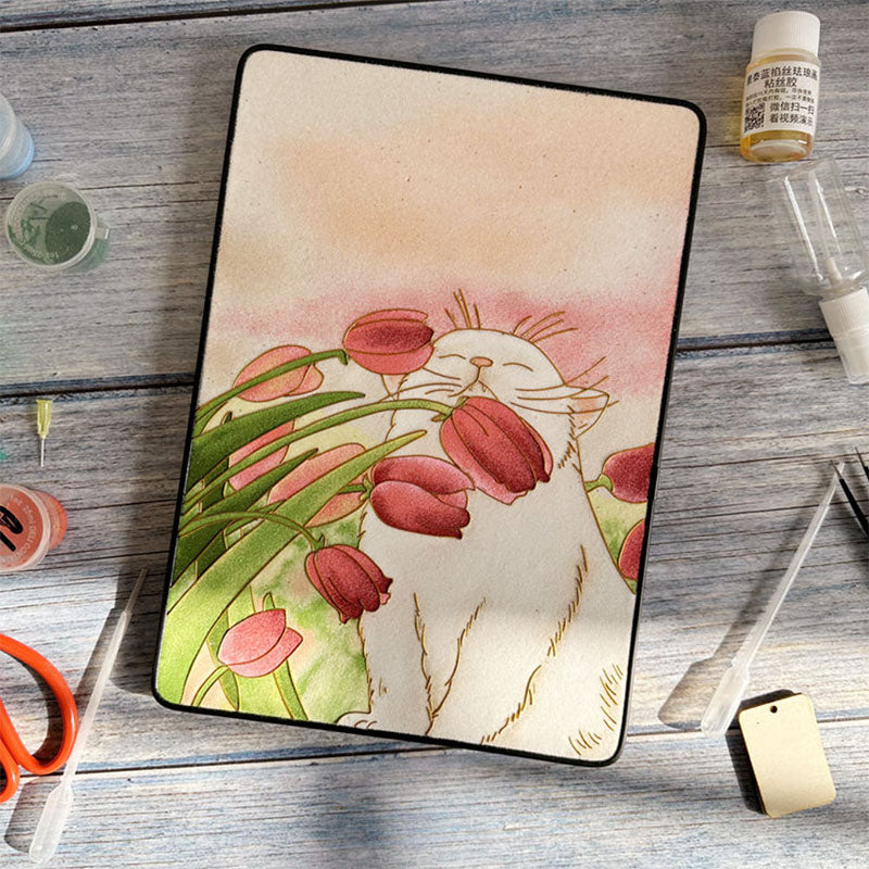 FLoral Cloisonné Enamel DIY Kit - OrientCrafted