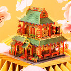 3D Metal Puzzle Traditional Chinese Architectural Model - OrientCrafted