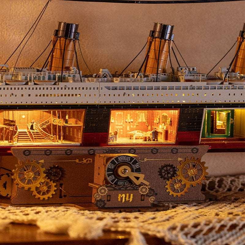 WOODEN.CITY Titanic 505-delige houten puzzel voor volwassenen, nautische, klassieke stijl, inclusief 505 stukjes, 1 set, 505 stuks - dieren, waterbestendig WOODEN.CITY Titanic 505-delige houten puzzel voor volwassenen, nautische, klassieke stijl, inclusief 505 stukjes, 1 set, 505 stuks - dieren, waterbestendig