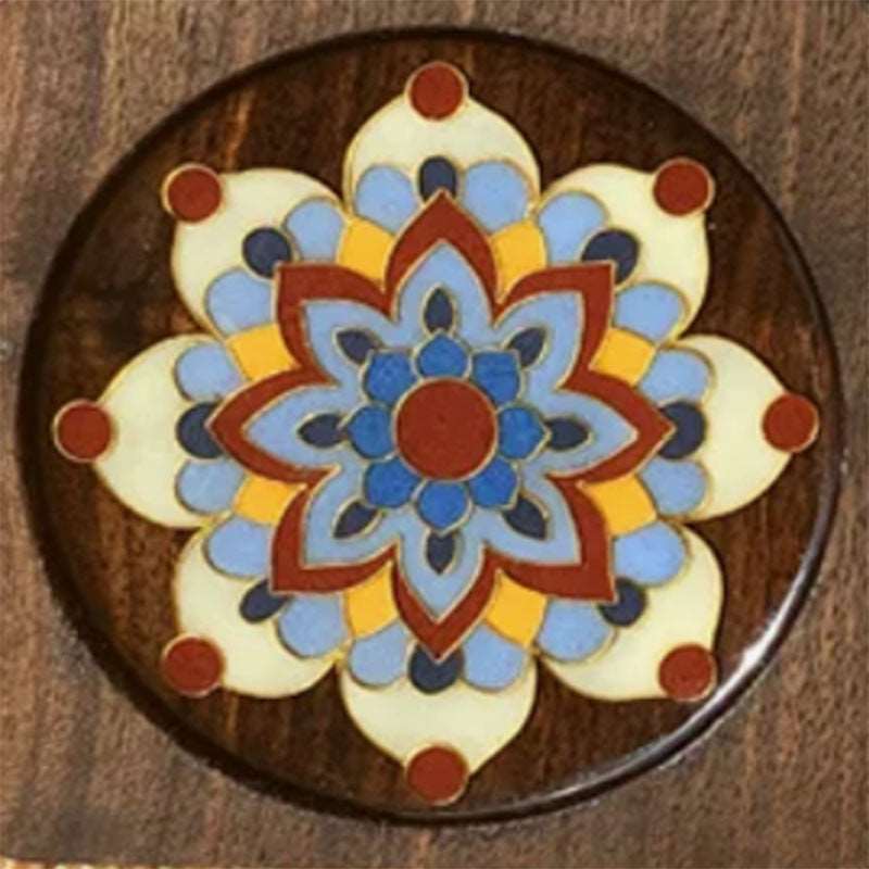 Teacup Mats DIY Cloisonné Enamel Coasters Kit - OrientCrafted