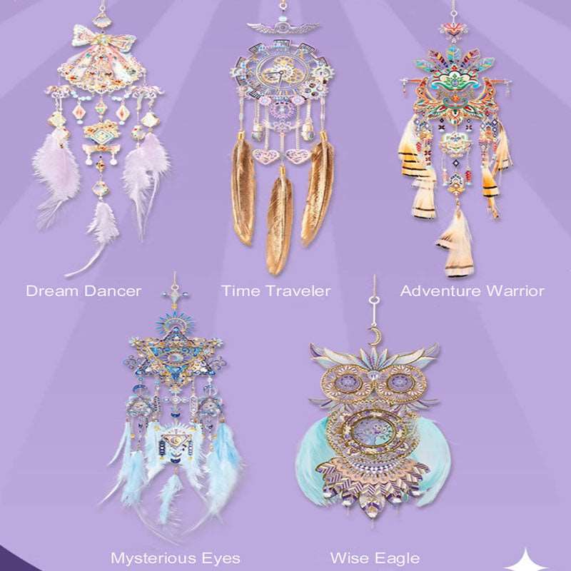 Feather of Dream 3D Metal Puzzle DIY Assembly Kit - OrientCrafted