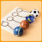 24-Piece 3D Puzzle Keychain Round Shape Creative Gift - OrientCrafted