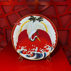 Crane Enamel Painting DIY Handmade Kit Decorative Ornament