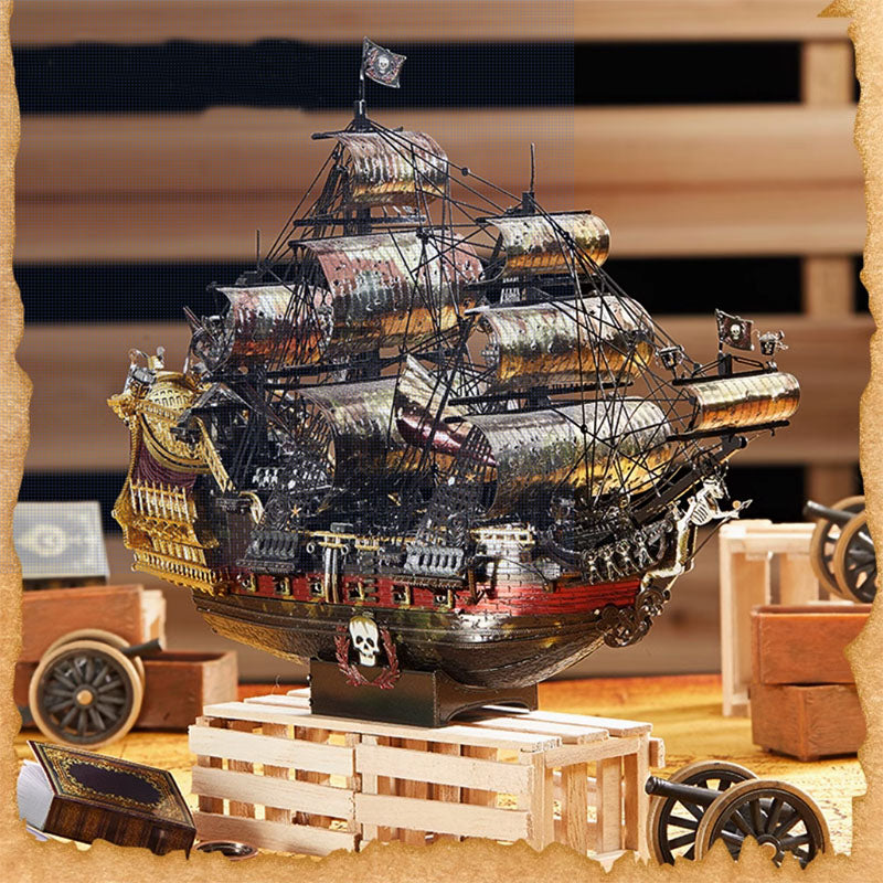 The Queen Anne's Revenge 3D Puzzle Model - OrientCrafted