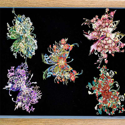 Butterfly Love Metal Puzzle 3D Model Assembly Toy DIY - OrientCrafted