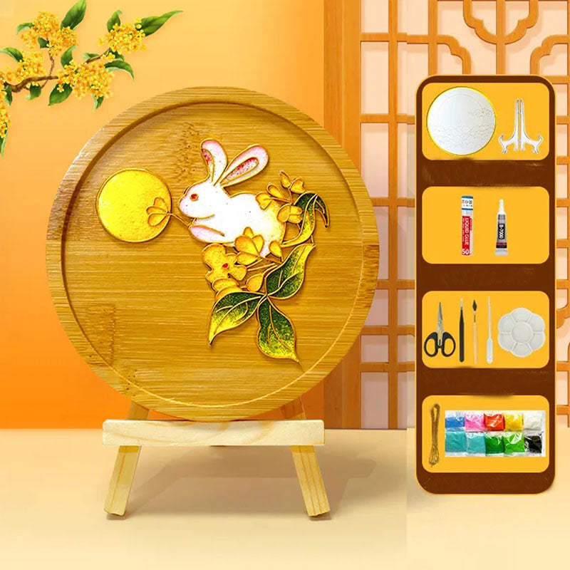 Rabbit Cloisonné Enamel DIY Kit - OrientCrafted