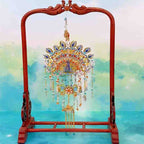 Peacock Feather Scented Sachet DIY Metal Puzzle Model Kit - OrientCrafted