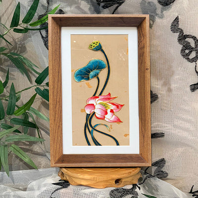 Lotus Cloisonné Enamel Artwork Kit - OrientCrafted