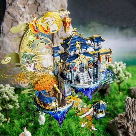 Moon Palace 3D Metal Puzzle DIY Handmade Model Kit - OrientCrafted