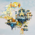 Moon Palace 3D Metal Puzzle DIY Handmade Model Kit - OrientCrafted
