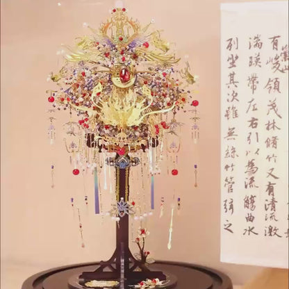 Diamond Phoenix Crown 3D Puzzle Metal Assembly Model DIY Kit